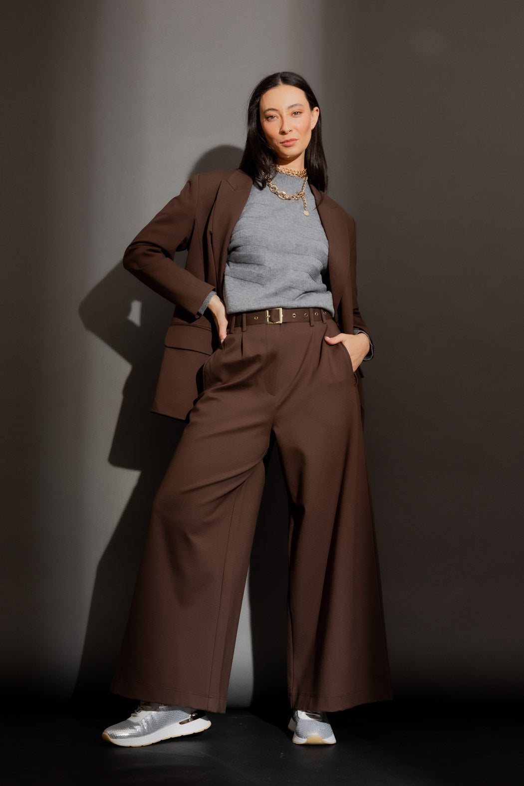 Mocha Ponte Cosmopolitan Pant