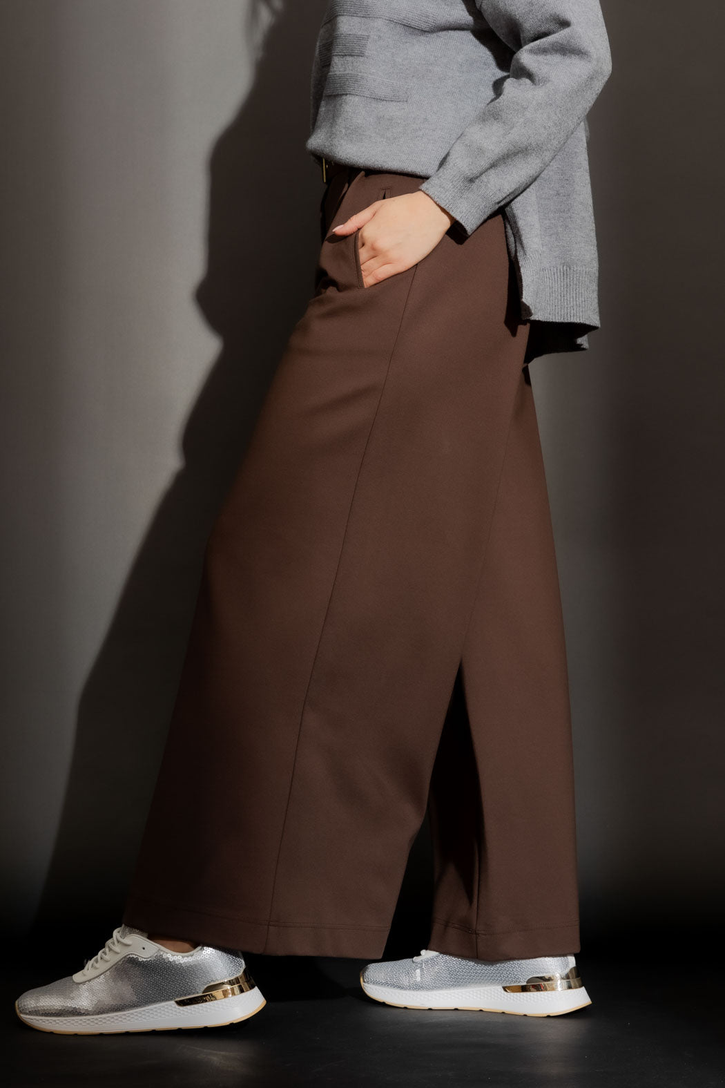 Mocha Ponte Cosmopolitan Pant