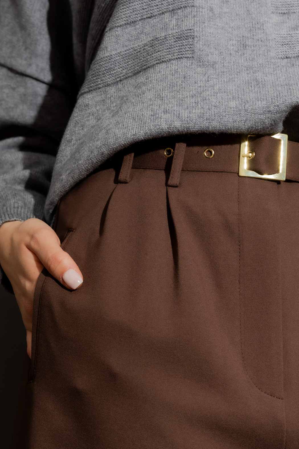 Mocha Ponte Cosmopolitan Pant
