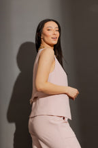 Pink Arch Tailored Vest