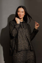 Gold Lurex Hoodie