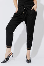 Black Luxe Street Pant
