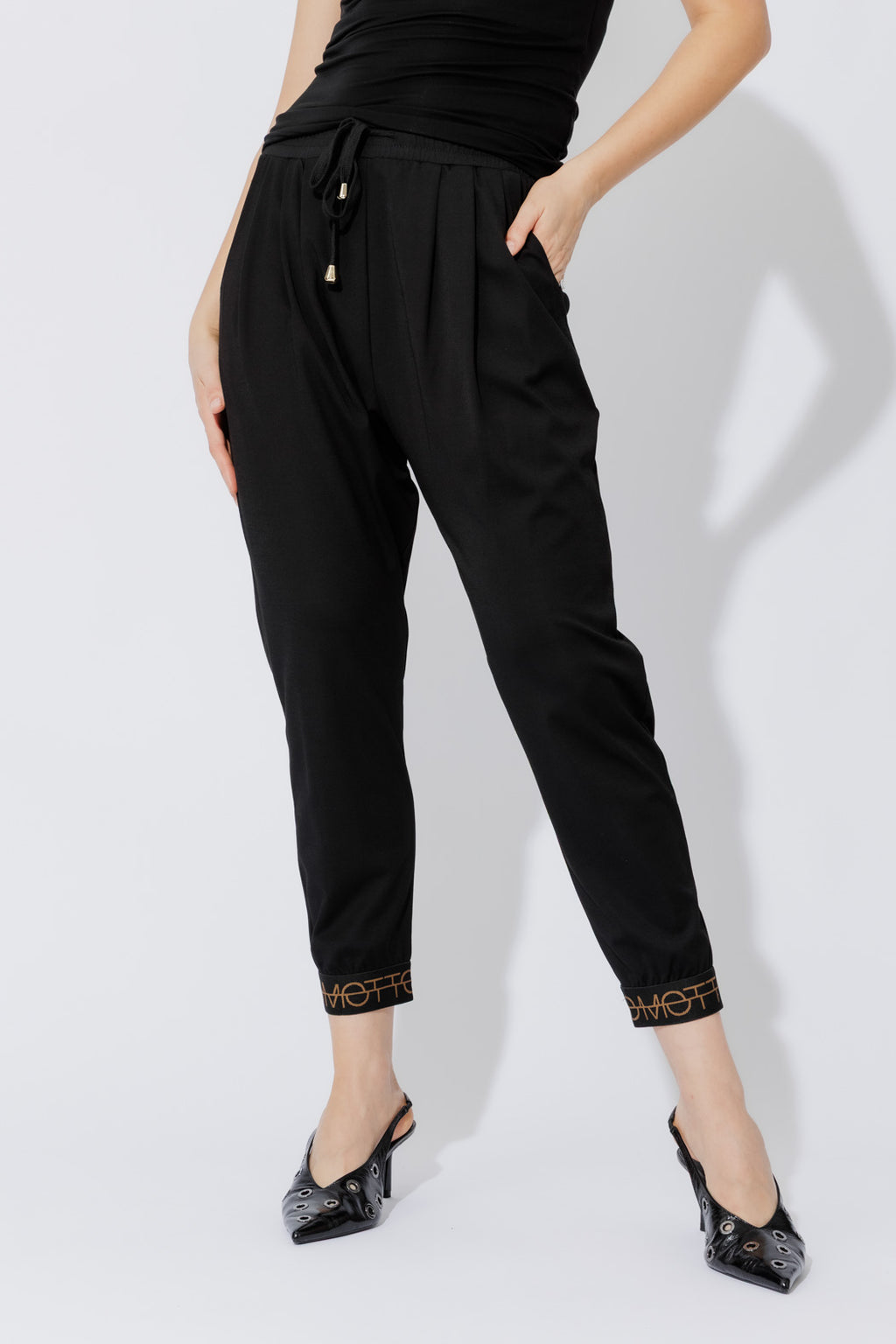 Black Luxe Street Pant