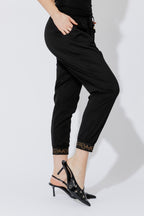 Black Luxe Street Pant
