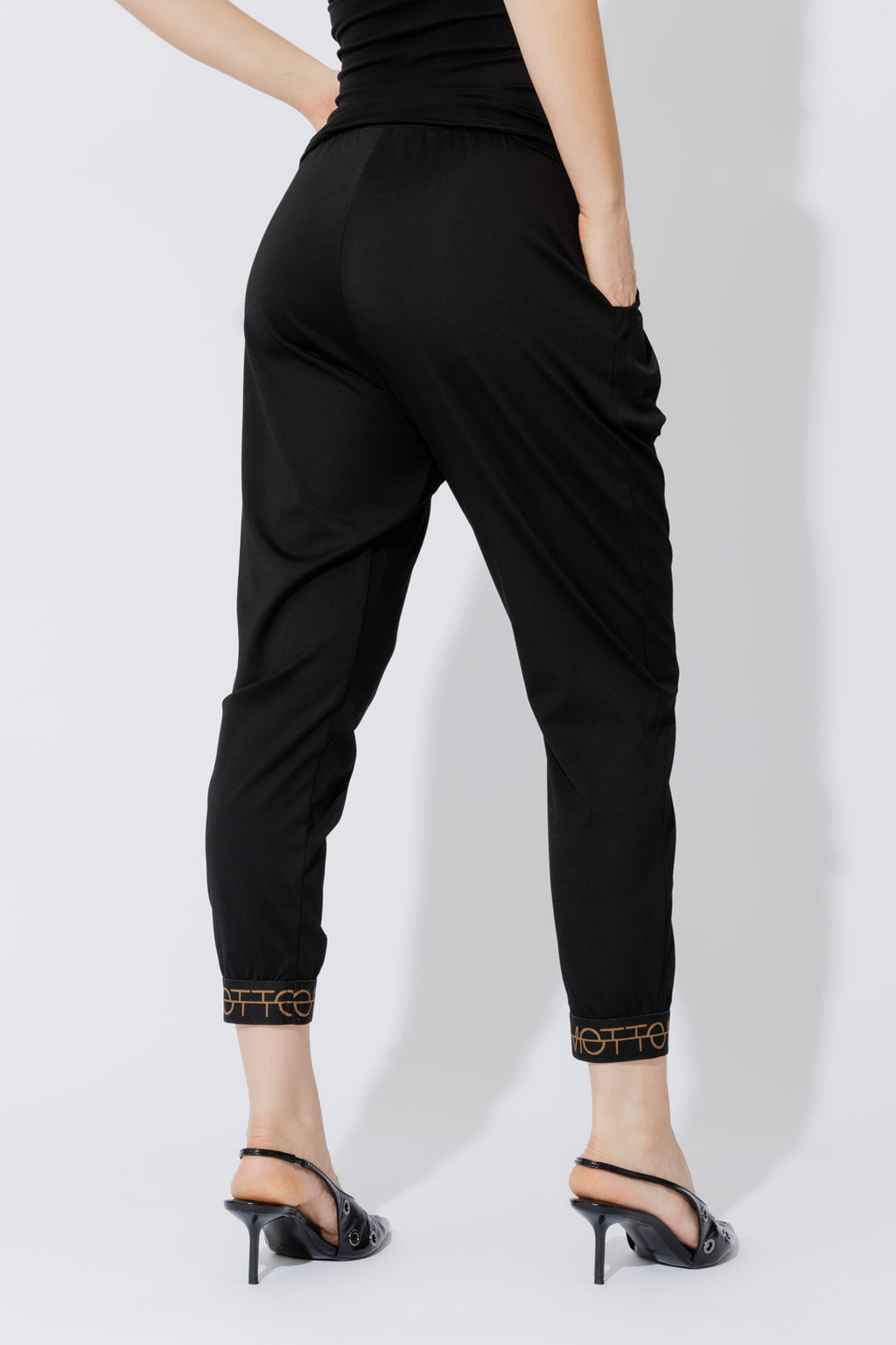 Black Luxe Street Pant