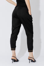Black Luxe Street Pant