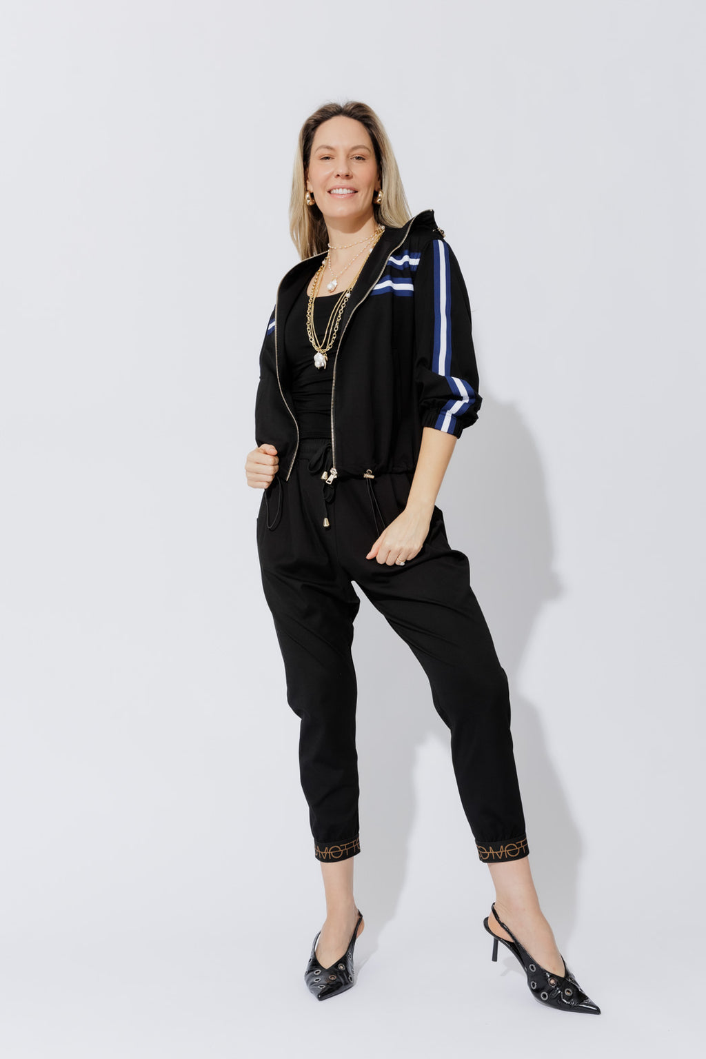 Black Luxe Street Pant