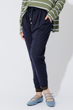 Navy Lux Street Pant
