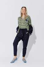Navy Lux Street Pant