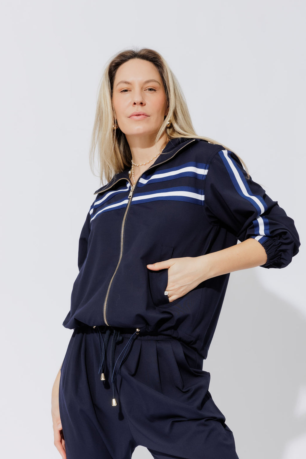 Navy Lux Street Jacket