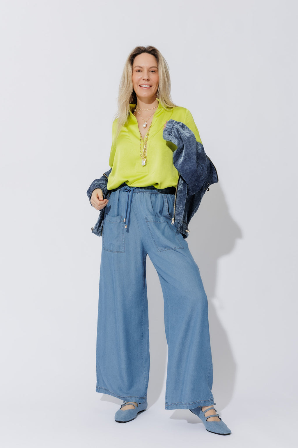 Chartreuse Milan Blogger Shirt