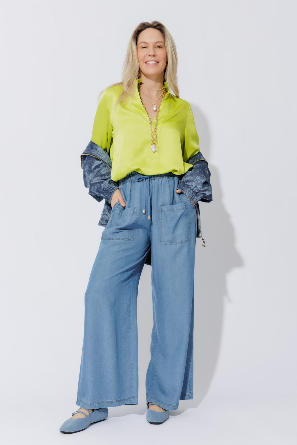 Chartreuse Milan Blogger Shirt