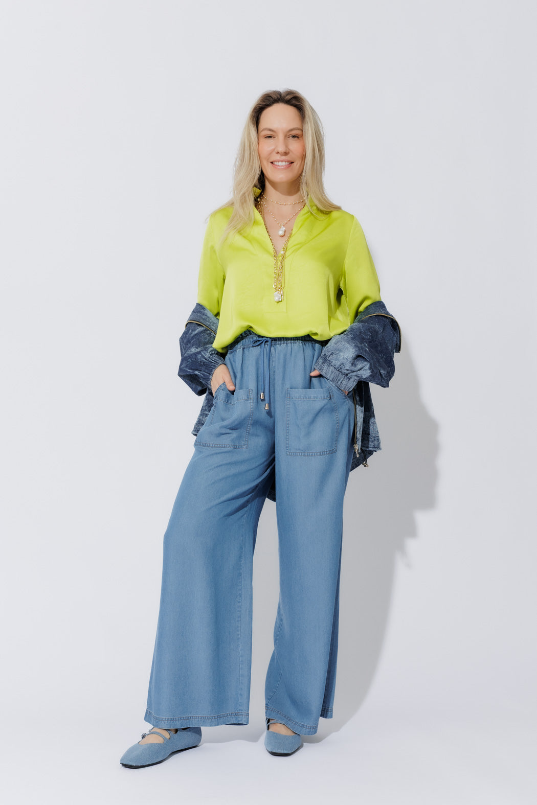 Chartreuse Milan Blogger Shirt