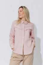 Pink Angle Pocket Shirt