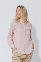 Pink Angle Pocket Shirt