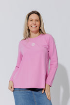 Pink Embroidered T-Shirt