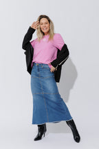 Pink Embroidered T-Shirt