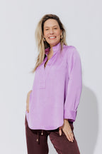 Lilac Milan Blogger Shirt