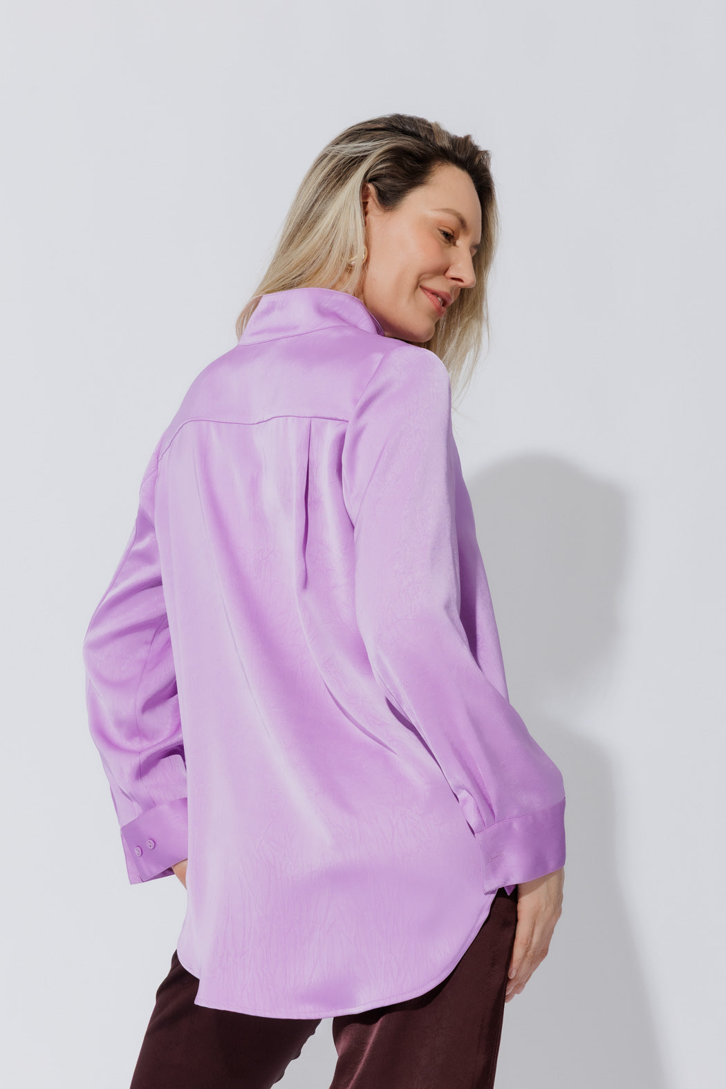 Lilac Milan Blogger Shirt