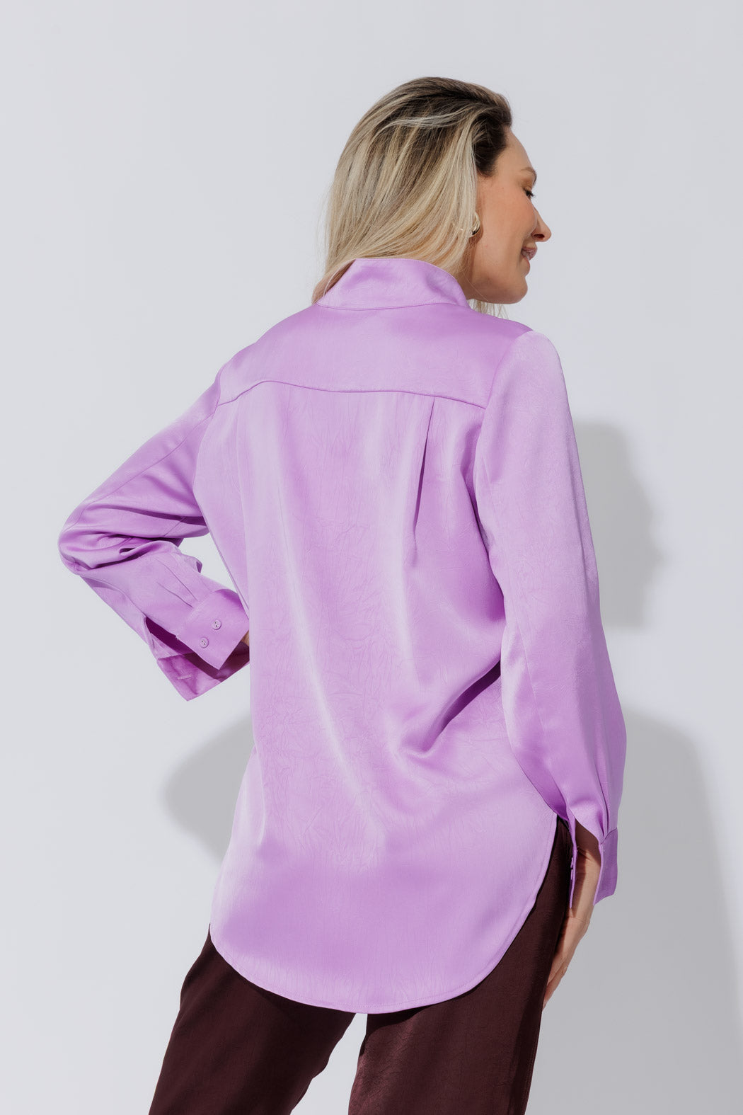 Lilac Milan Blogger Shirt