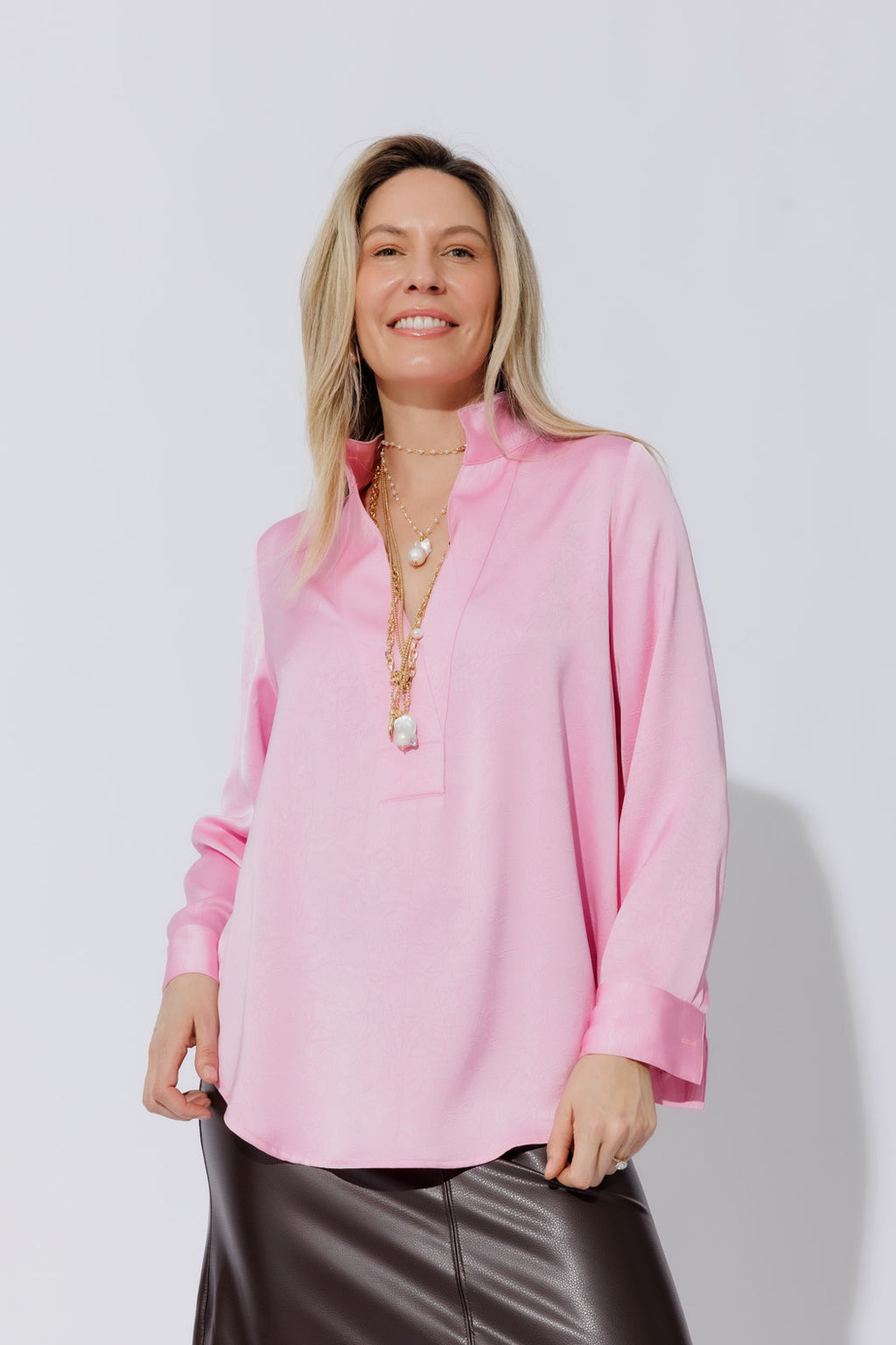 Pink Milan Blogger Shirt