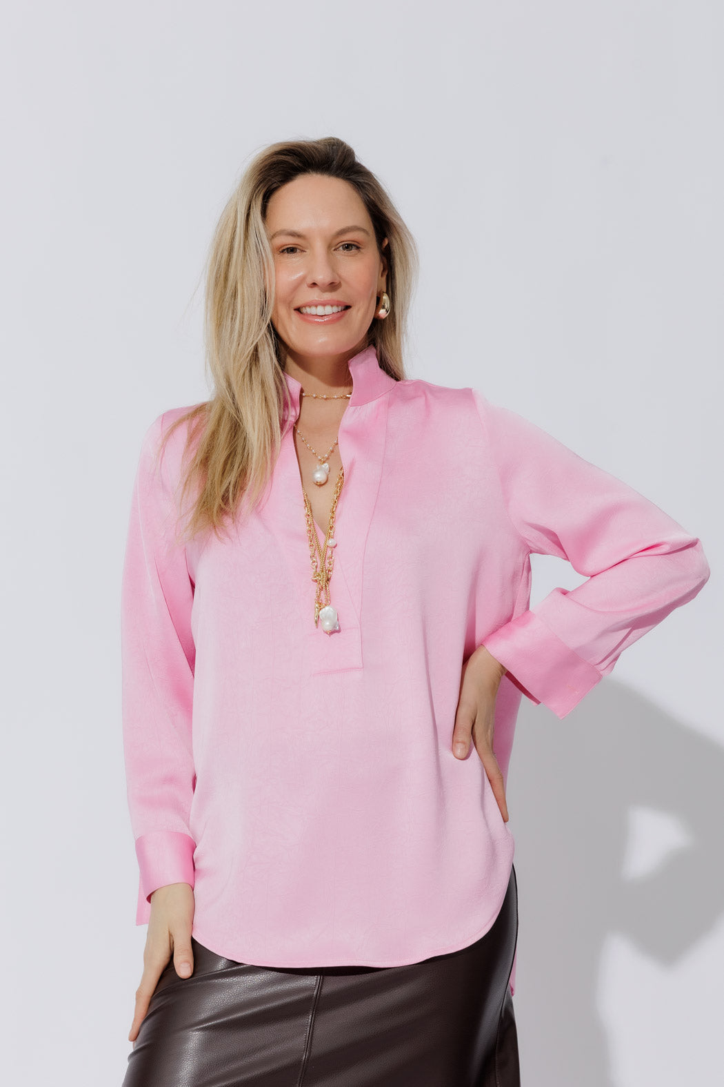 Pink Milan Blogger Shirt