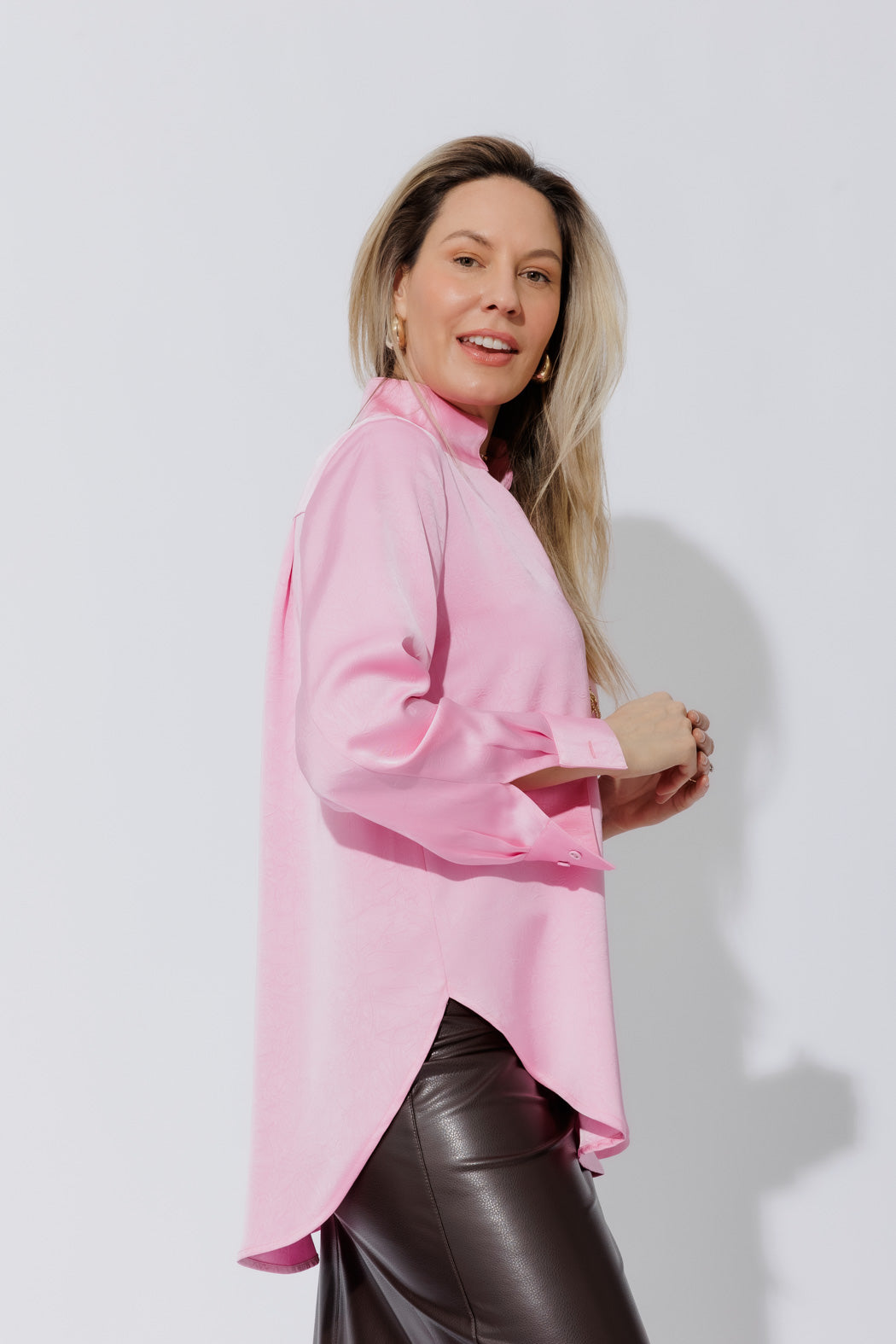 Pink Milan Blogger Shirt
