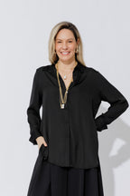 Black Silky Charlie Shirt