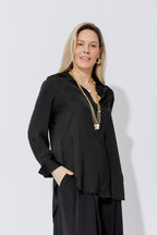 Black Silky Charlie Shirt