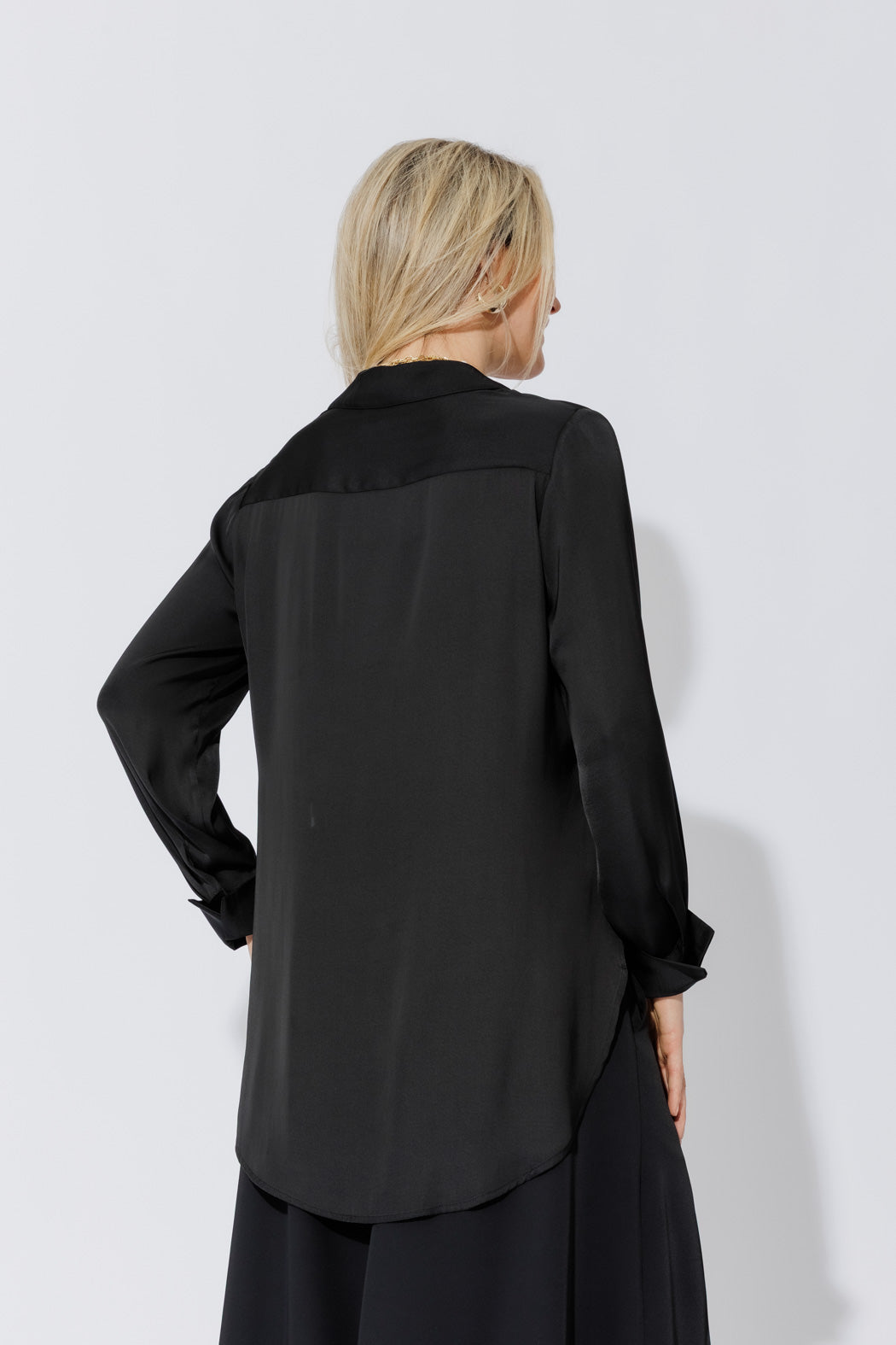 Black Silky Charlie Shirt