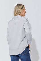 Blue Angle Pocket Shirt