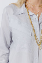 Blue Angle Pocket Shirt