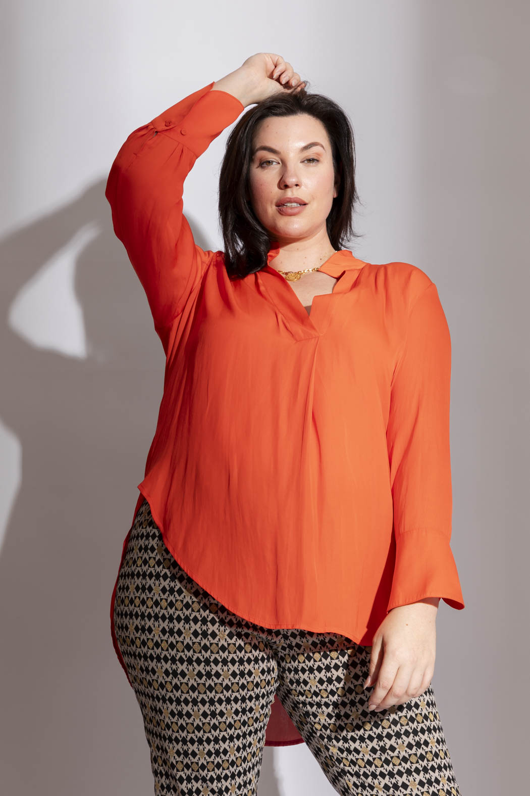 Orange Blogger Shirt