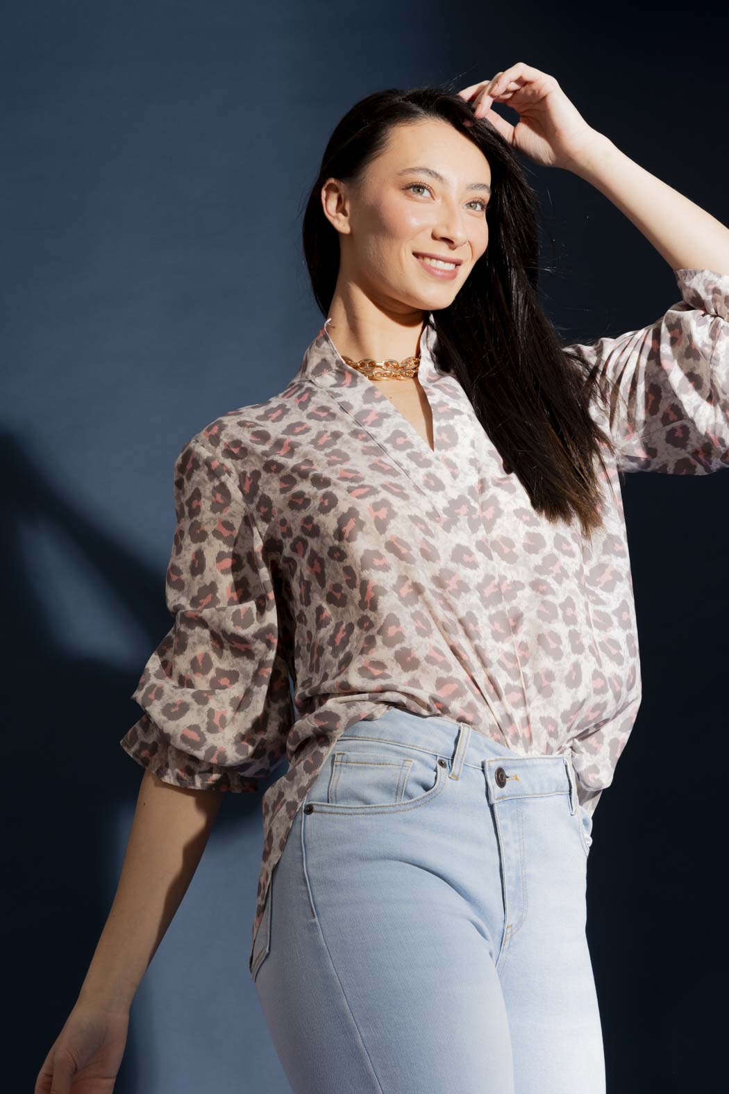 Pink Animal Femme Blogger Shirt