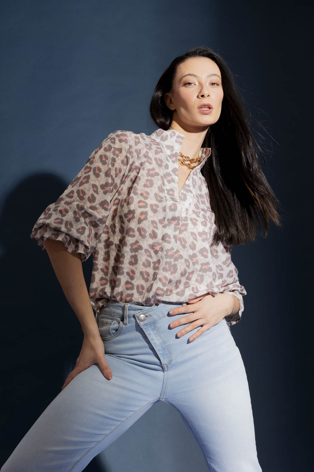 Pink Animal Femme Blogger Shirt