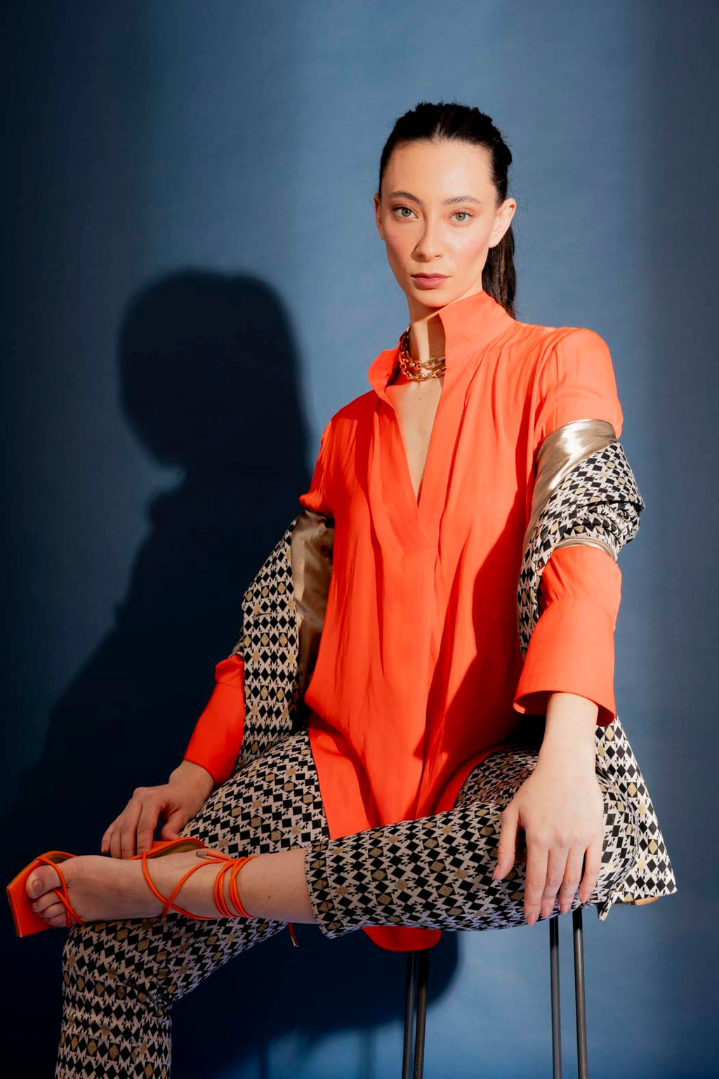 Orange Blogger Shirt
