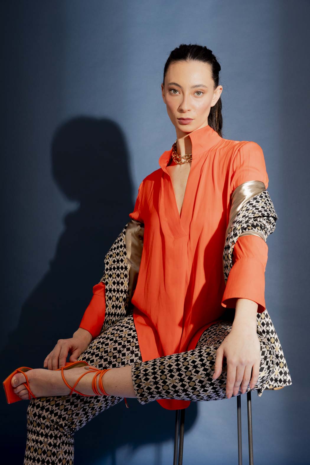 Orange Blogger Shirt