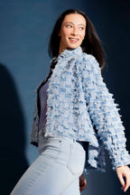 Light Denim Fray Jacket
