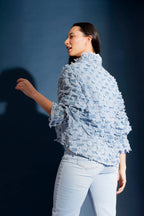 Light Denim Fray Jacket