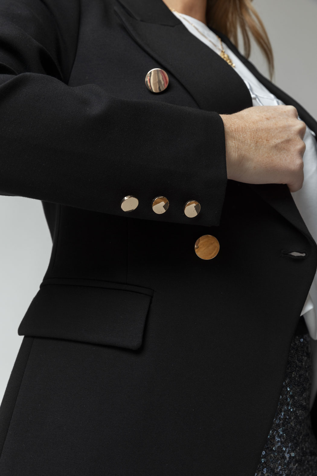 Ponte Sisca Blazer In Black