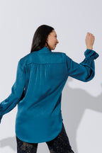 Teal Femme Blogger Shirt