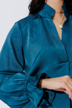 Teal Femme Blogger Shirt