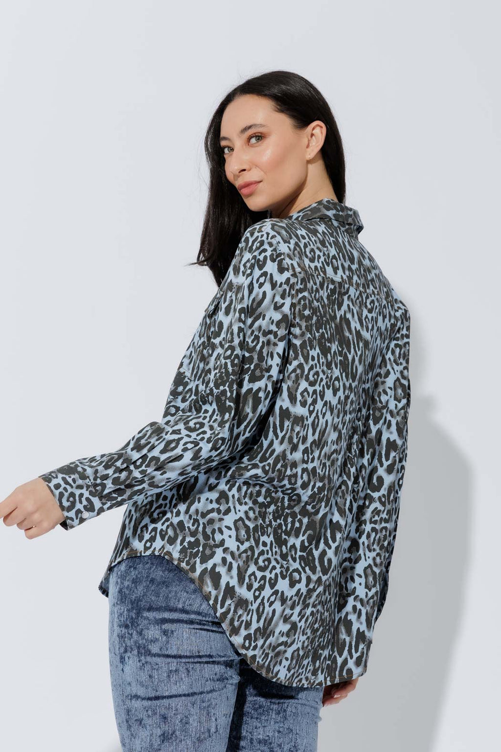 Chambray Animal Cargo Shirt