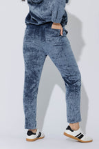 Cornflower Textured Slouch Pant