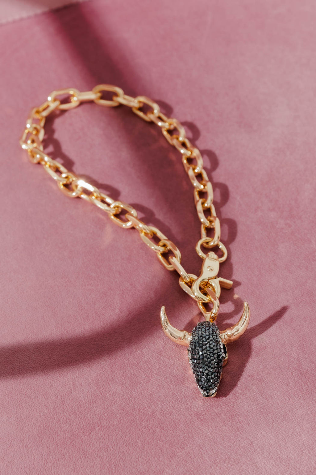 Gold Diamante Rodeo Necklace