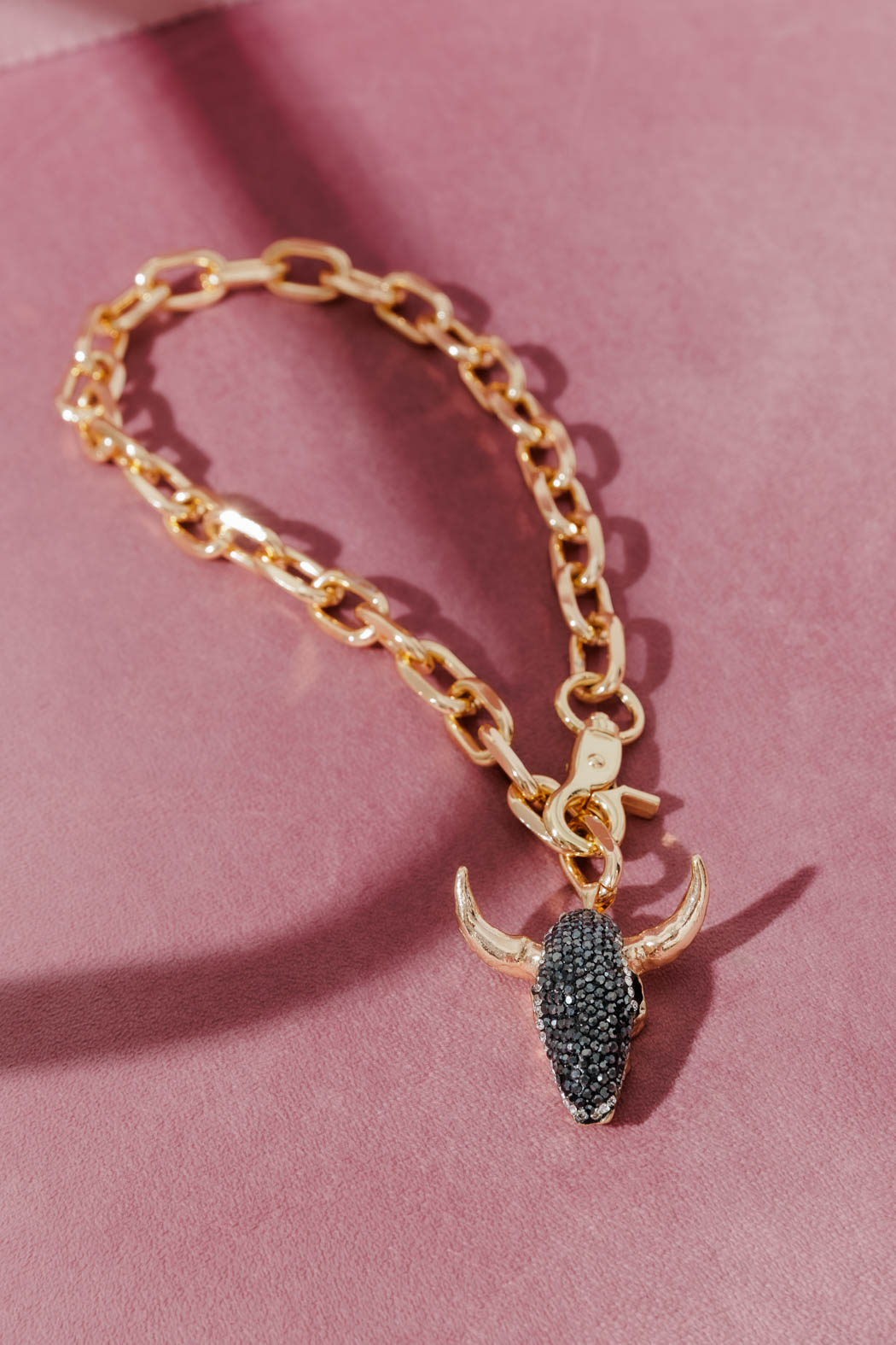 Gold Diamante Rodeo Necklace