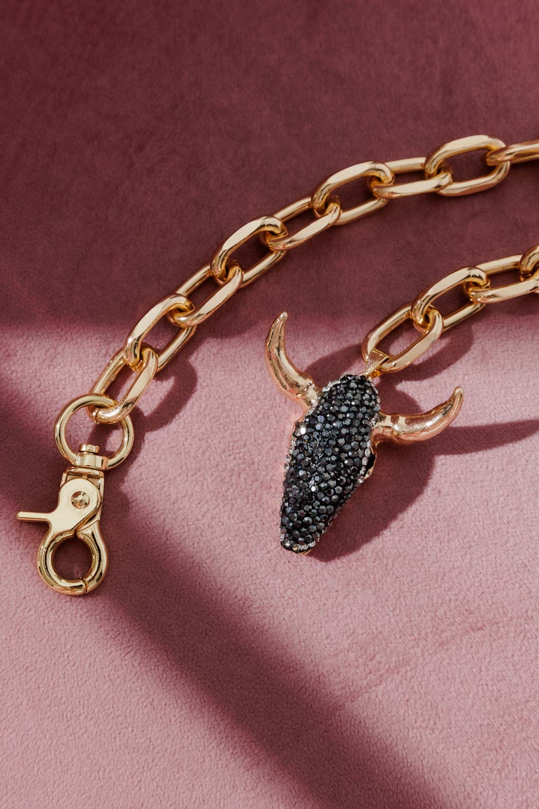 Gold Diamante Rodeo Necklace