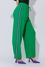 Green Side Stripe Pant