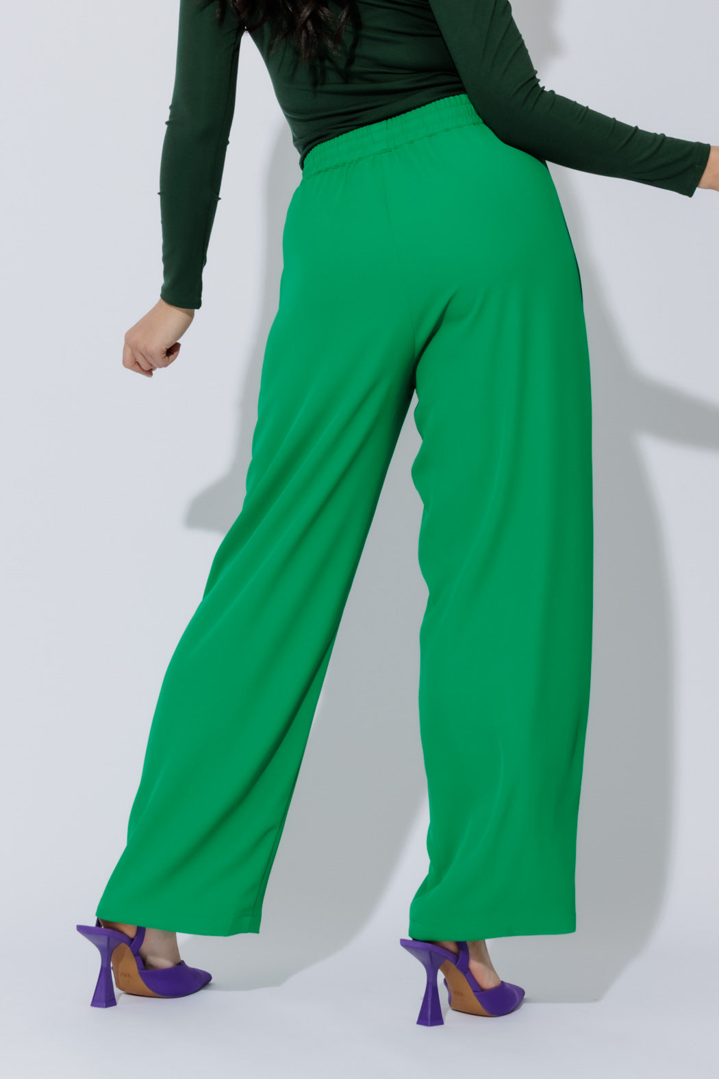 Green Side Stripe Pant