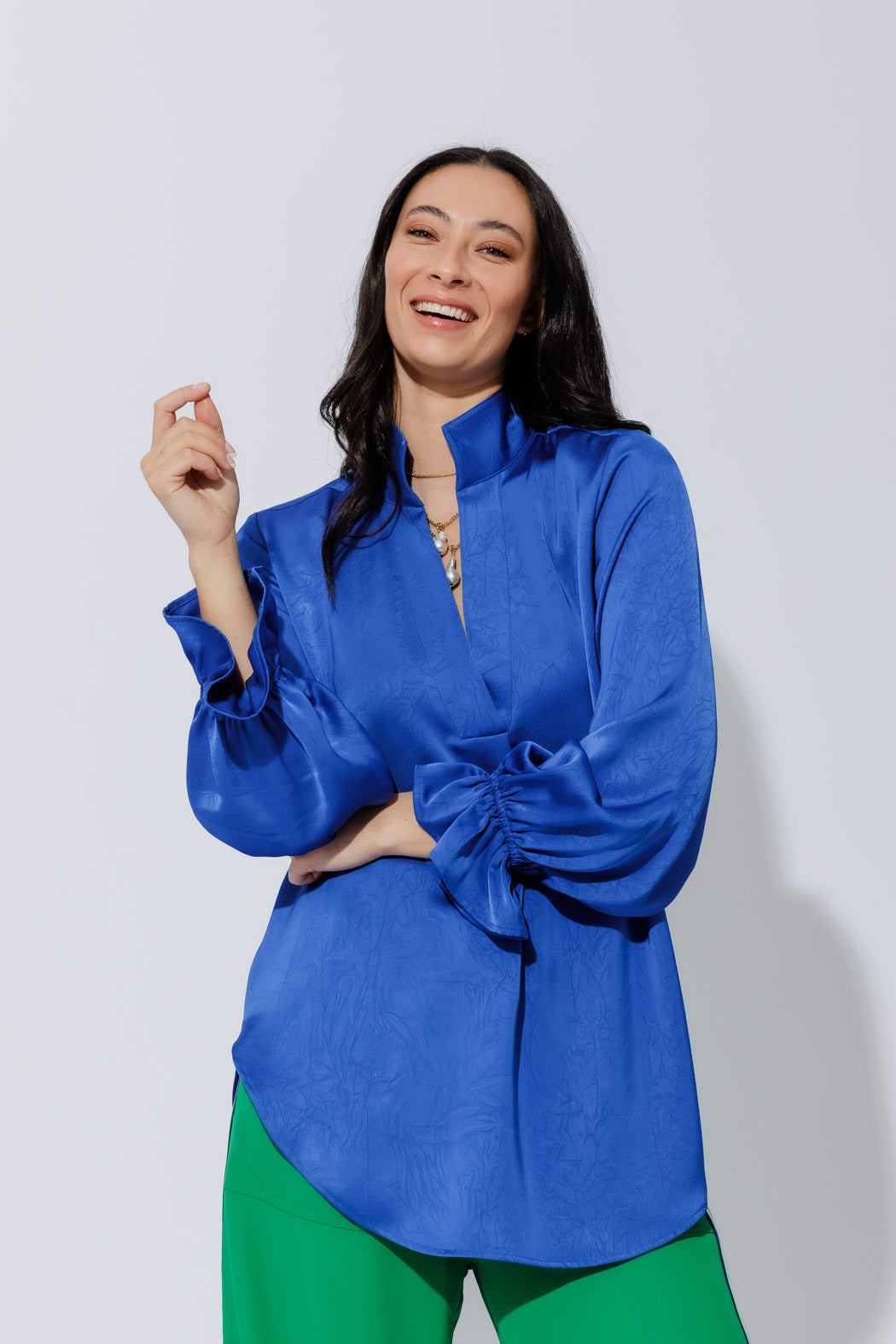 Cobalt Femme Blogger Shirt